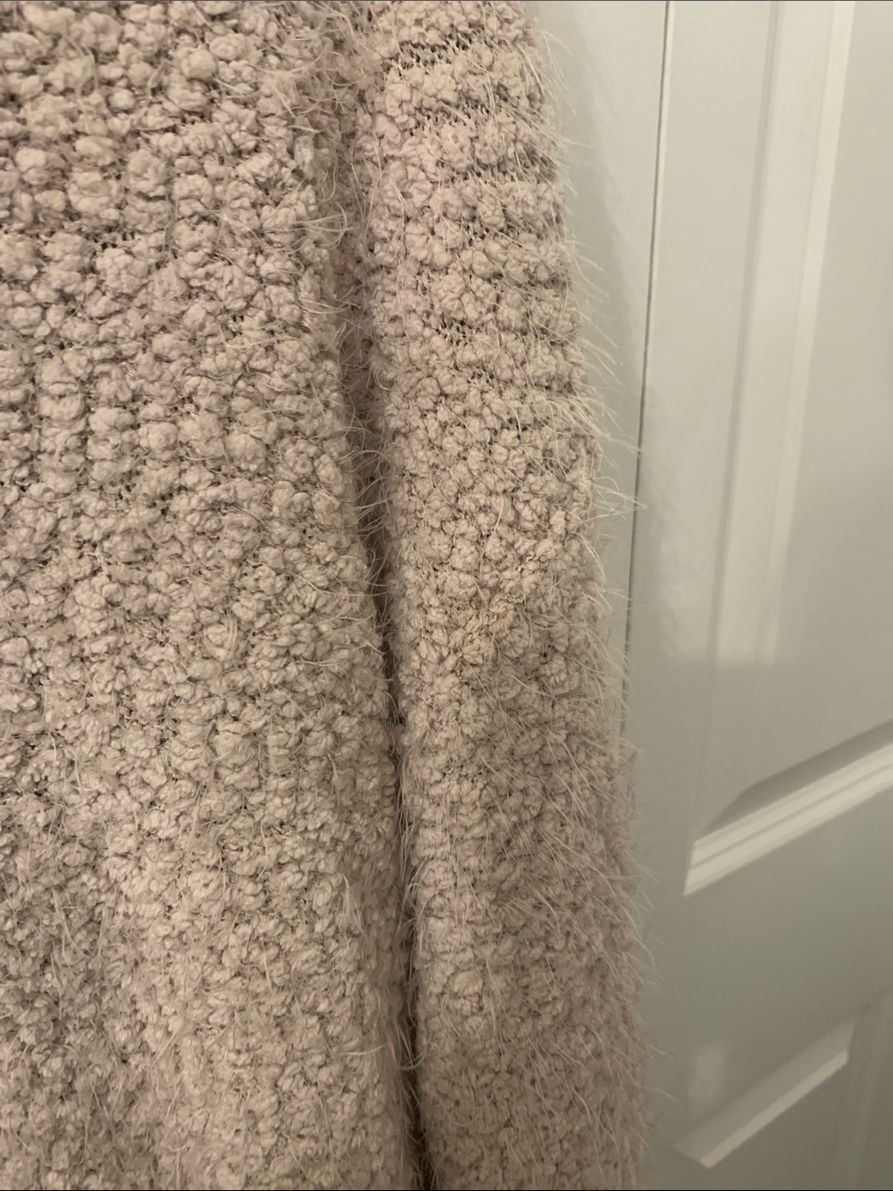torrid Blush Taupe Cozy Textured Crewneck Sweater - Picture 3 of 6